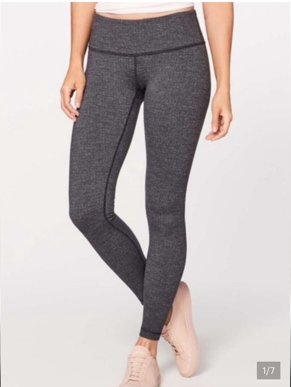 Lululemon Wunder Under Women’s Charcoal Gray Low-Rise Leggings Size 4